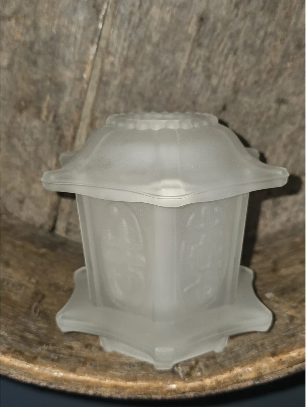 HOMCO Frosted Glass Pagoda Fairy Lamp Fairy Light